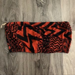 Monaco Tribal Print Bandeau Top